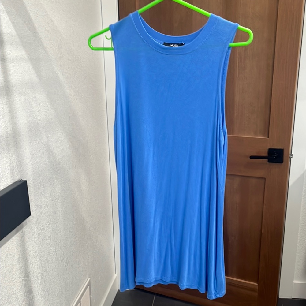 AGB Blue Muscle Tee Dress Relaxed Fit